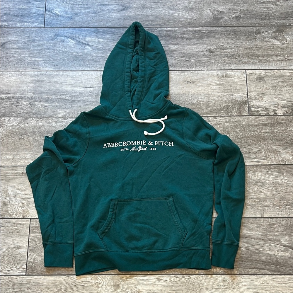 Abercrombie & Fitch Green Hoodie